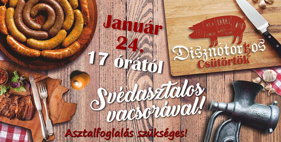 Disznótor(k)os csütörtök – Programajánló